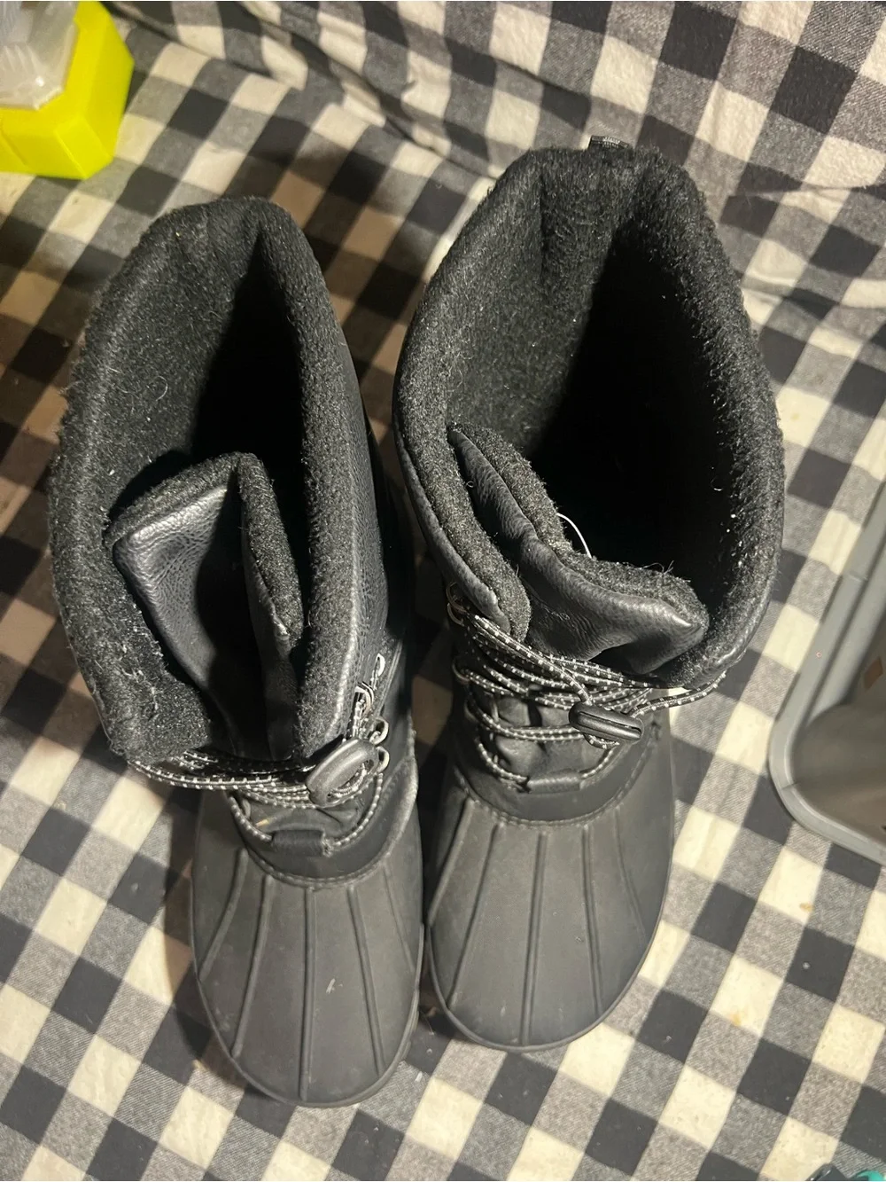 High Sierra Men's Black Waterproof Lace-Up Snow Boots